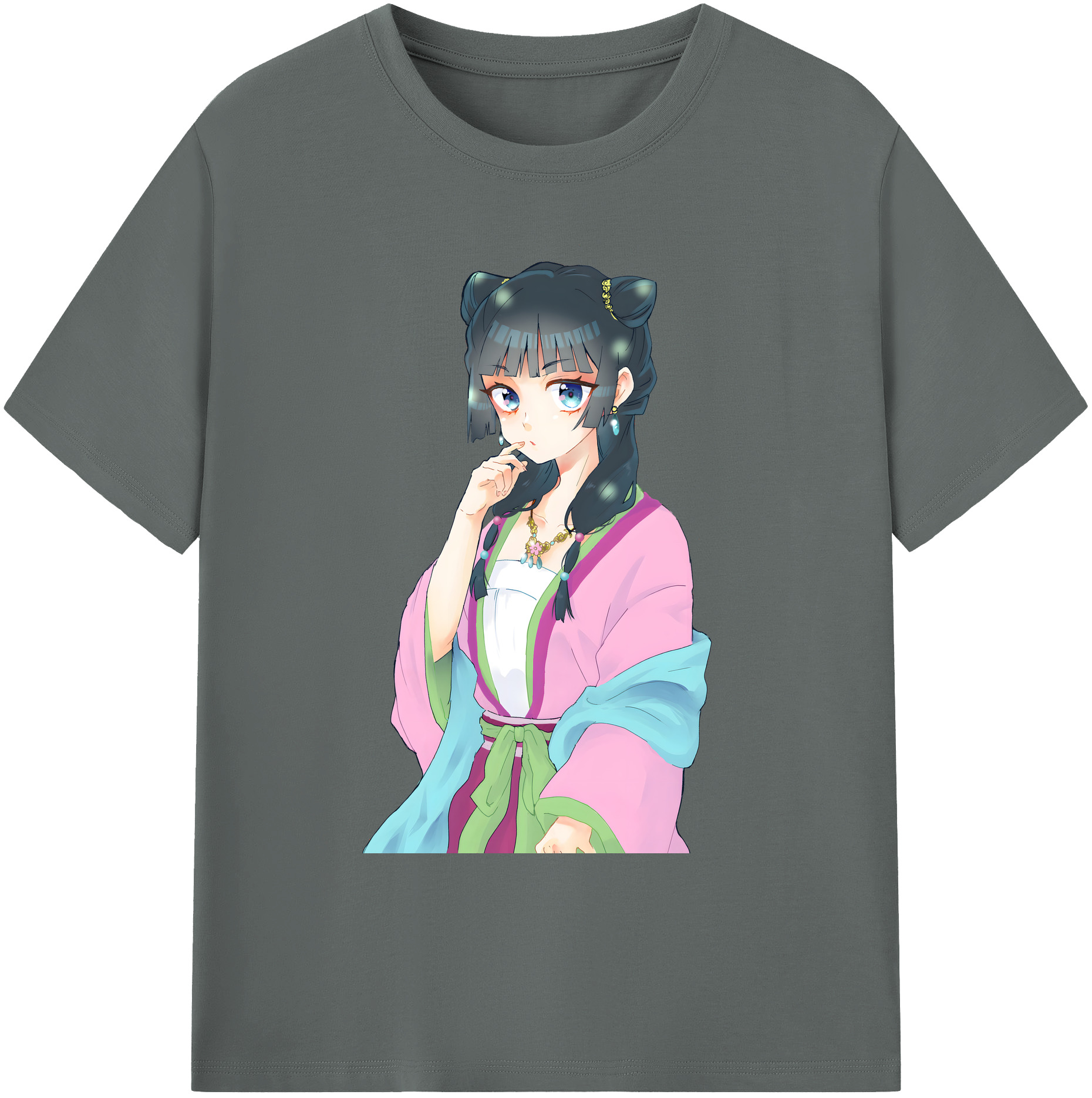 （画像用） 薬屋のひとりごと The Apothecary Diaries 綿100％ メンズ半袖Tシャツ｜肌触りやわらか＆通気性